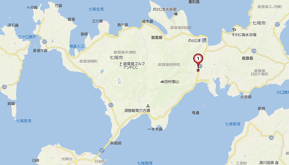 能登島のコンビニ