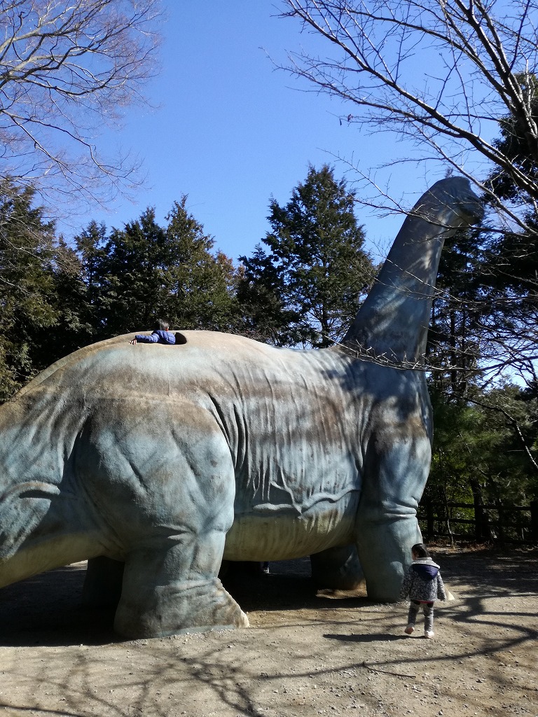 手賀の丘公園の恐竜すべりだい